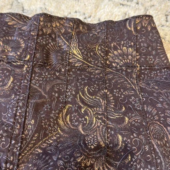 NWT Free People Jayde high rise, flare legged chocolate jeans - Picture 8 of 9